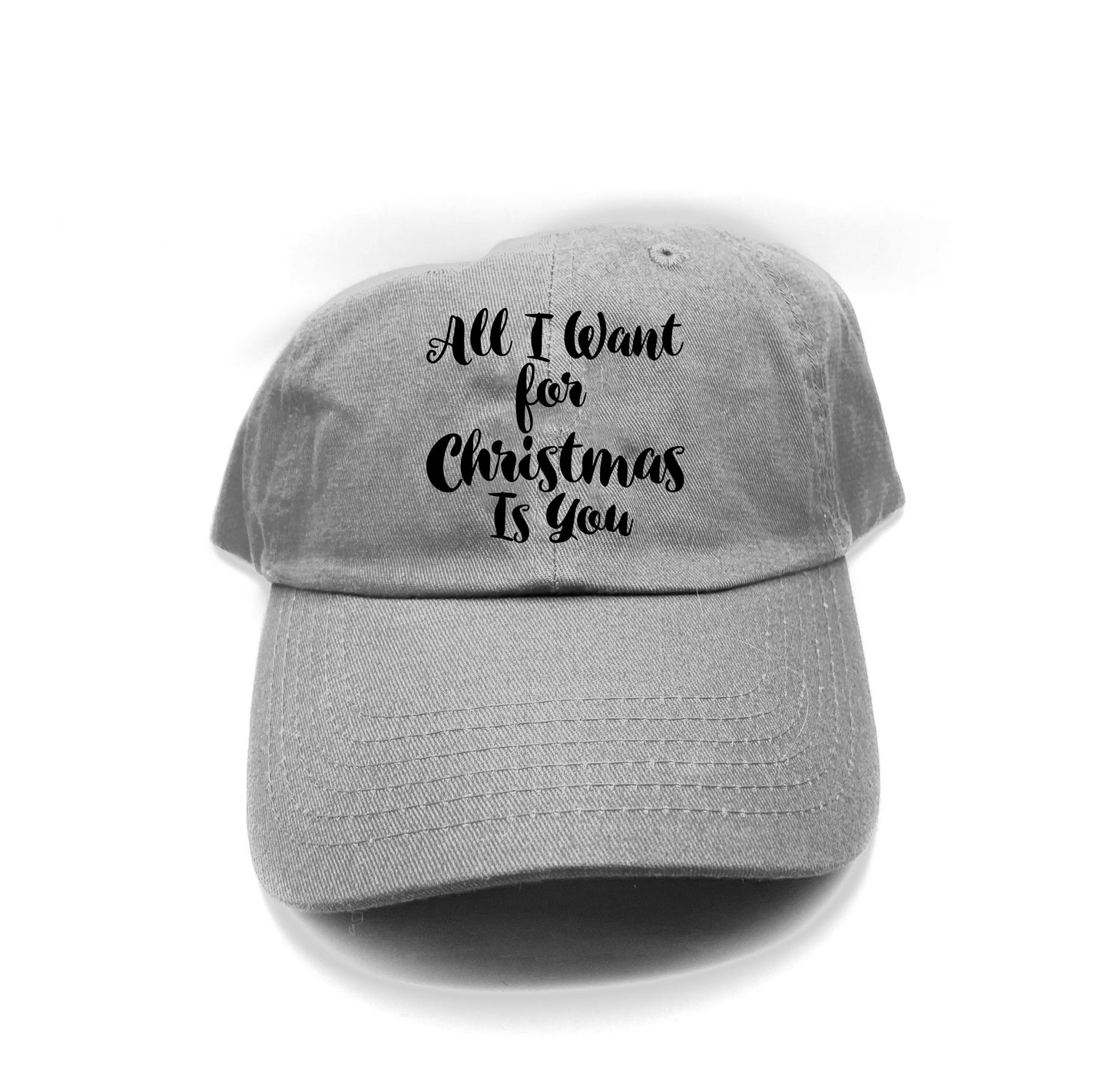All I Want for Christmas Is You Black Dad Hat