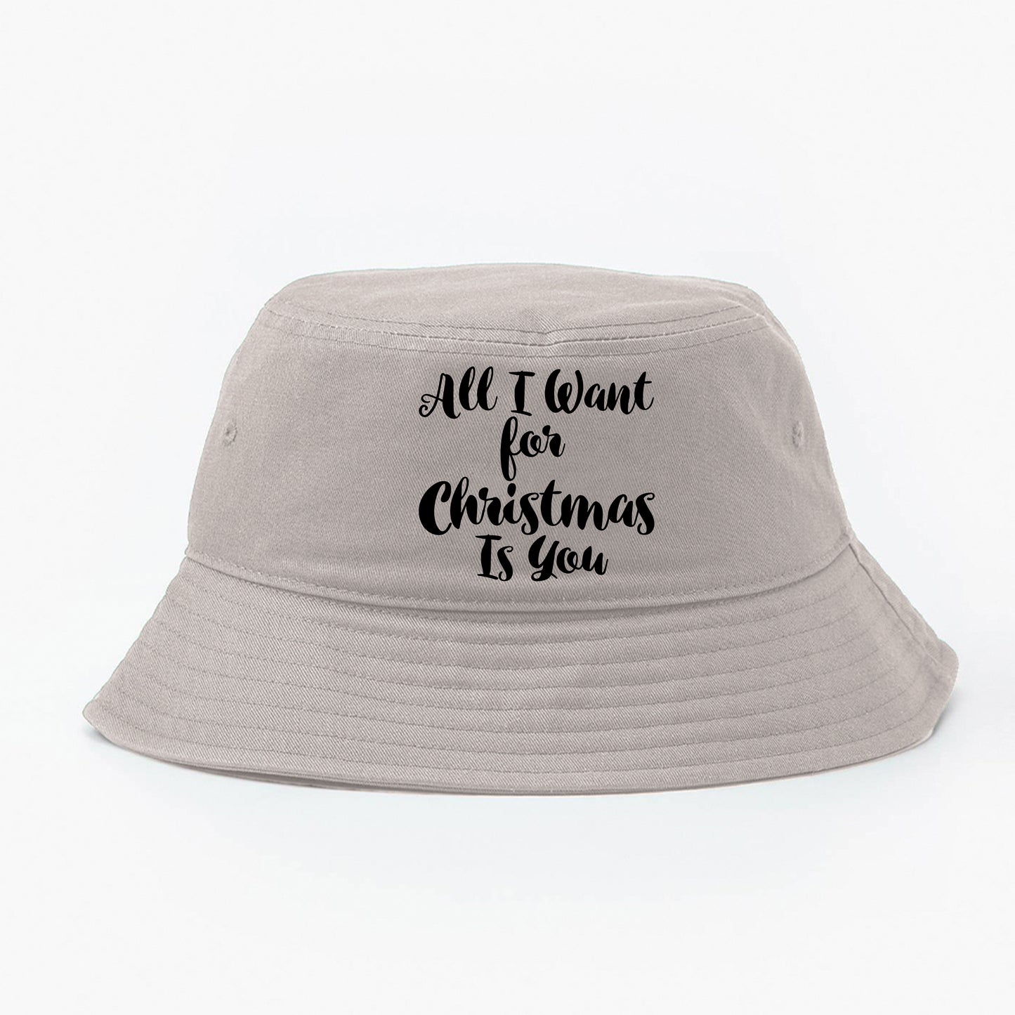 All I Want for Christmas Is You Black Bucket Hat