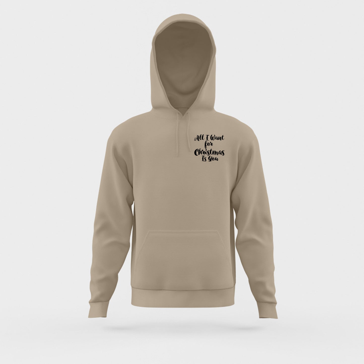 All I Want for Christmas Is You Black Hoodie