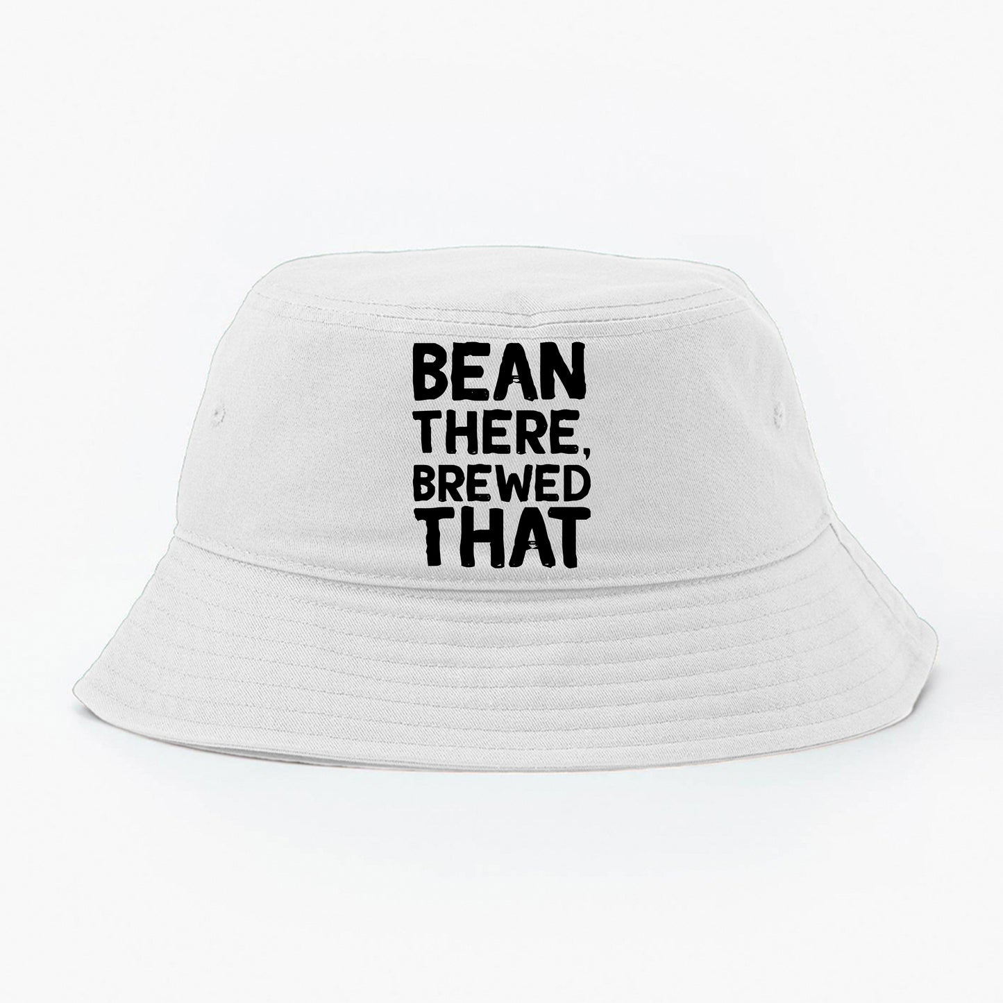 Bean There, Brewed That Black Bucket Hat