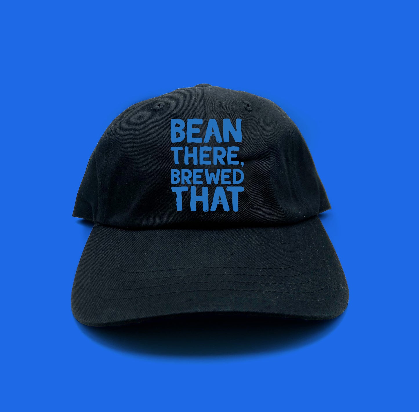 Bean There, Brewed That Blue Dad Hat