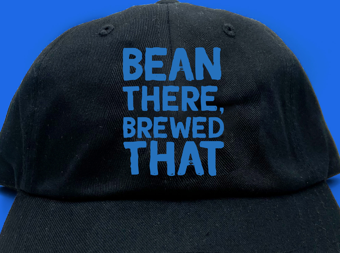 Bean There, Brewed That Blue Dad Hat