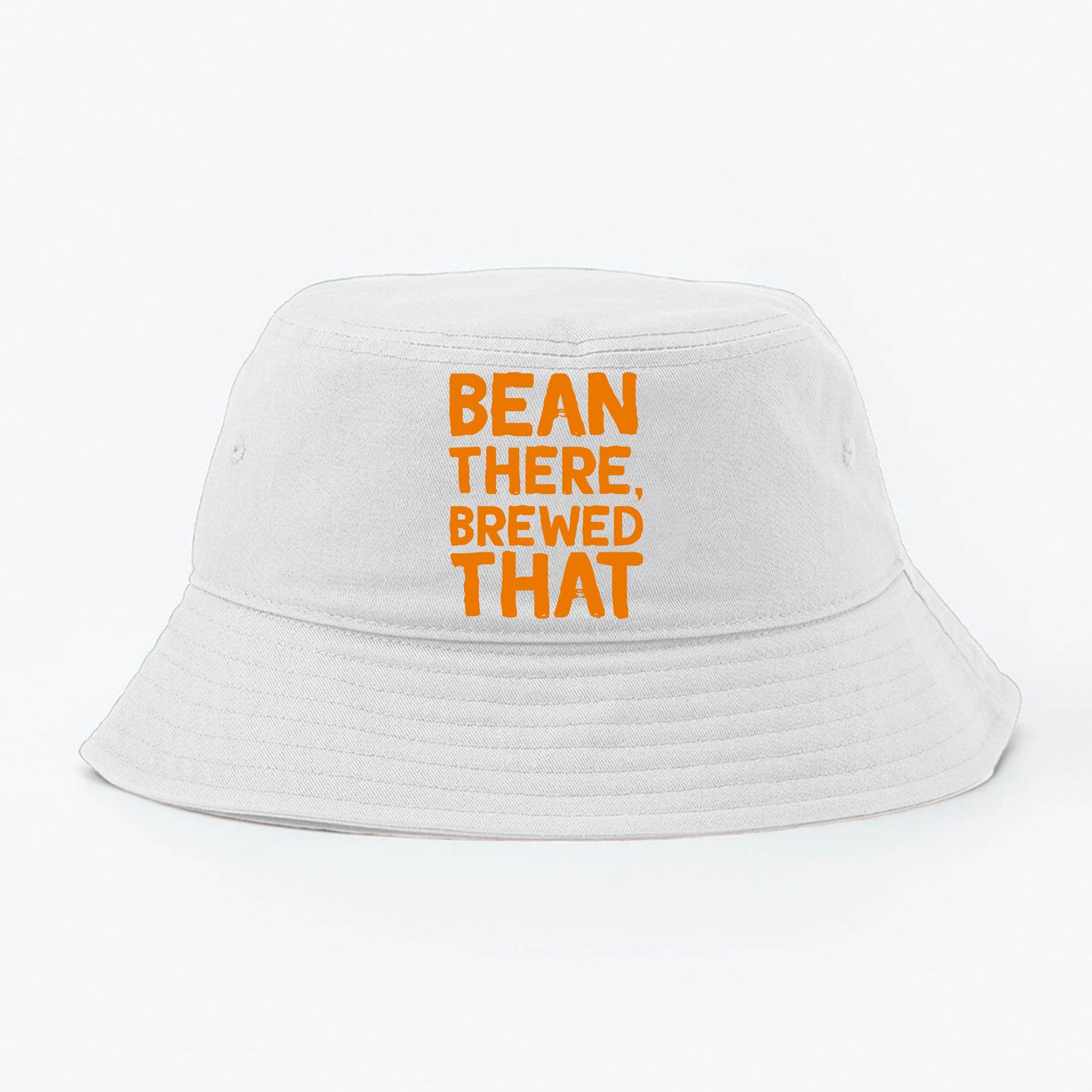 Bean There, Brewed That Orange Bucket Hat