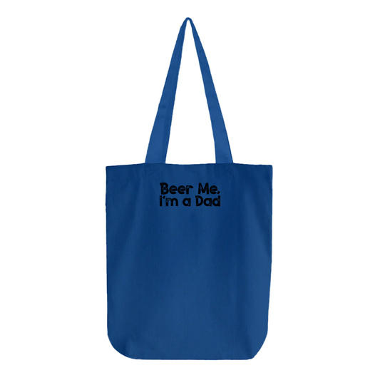 Beer Me, I'm a Dad Black Tote Bag