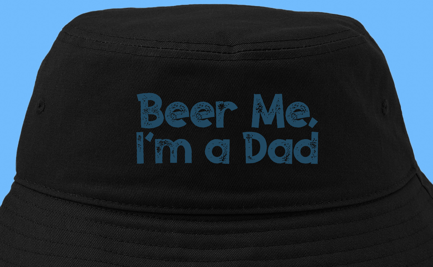 Beer Me, I'm a Dad Dark Blue Bucket Hat