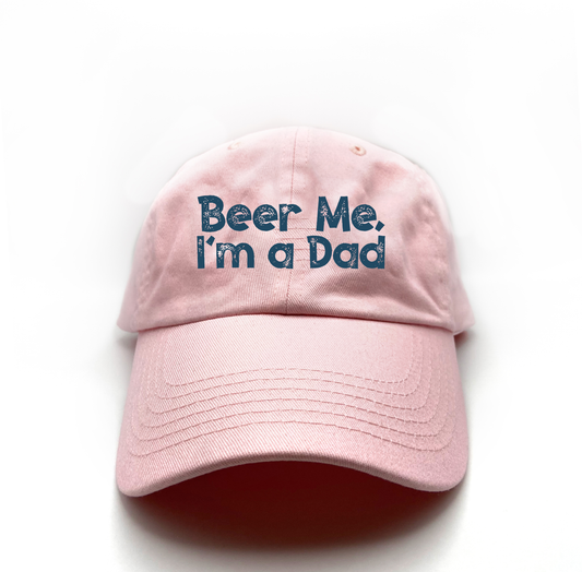 Beer Me, I'm a Dad Dark Blue Dad Hat