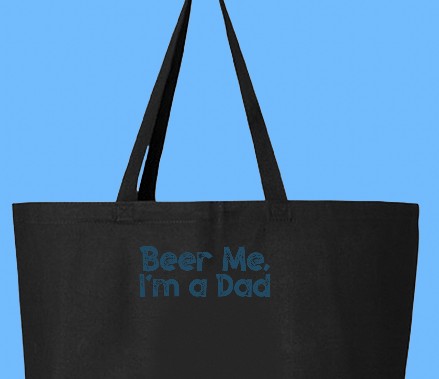 Beer Me, I'm a Dad Dark Blue Tote Bag