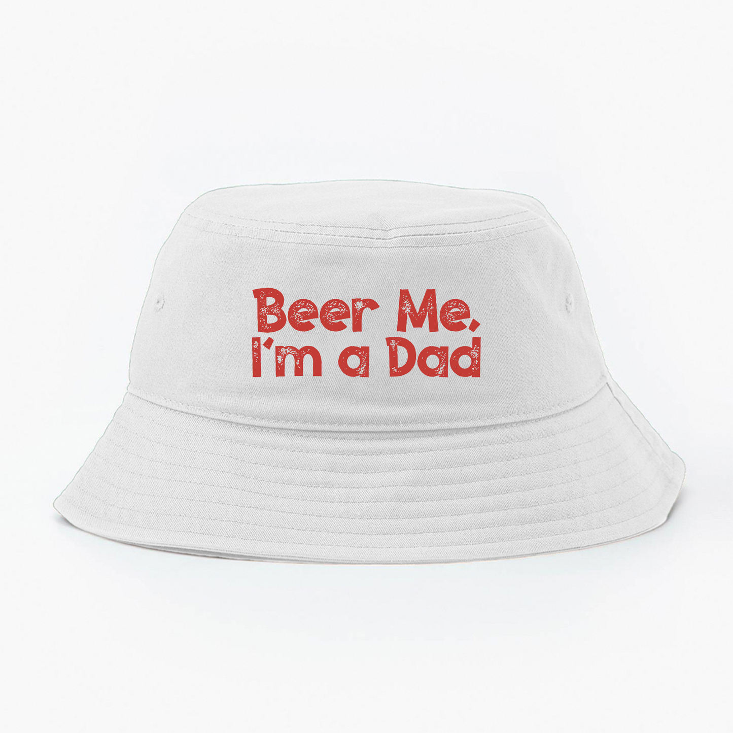 Beer Me, I'm a Dad Red Bucket Hat