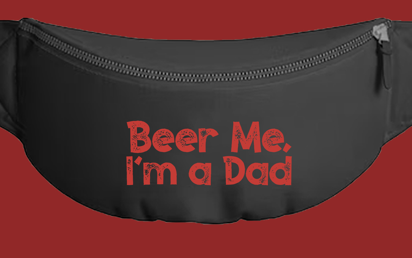 Beer Me, I'm a Dad Red Fanny Pack