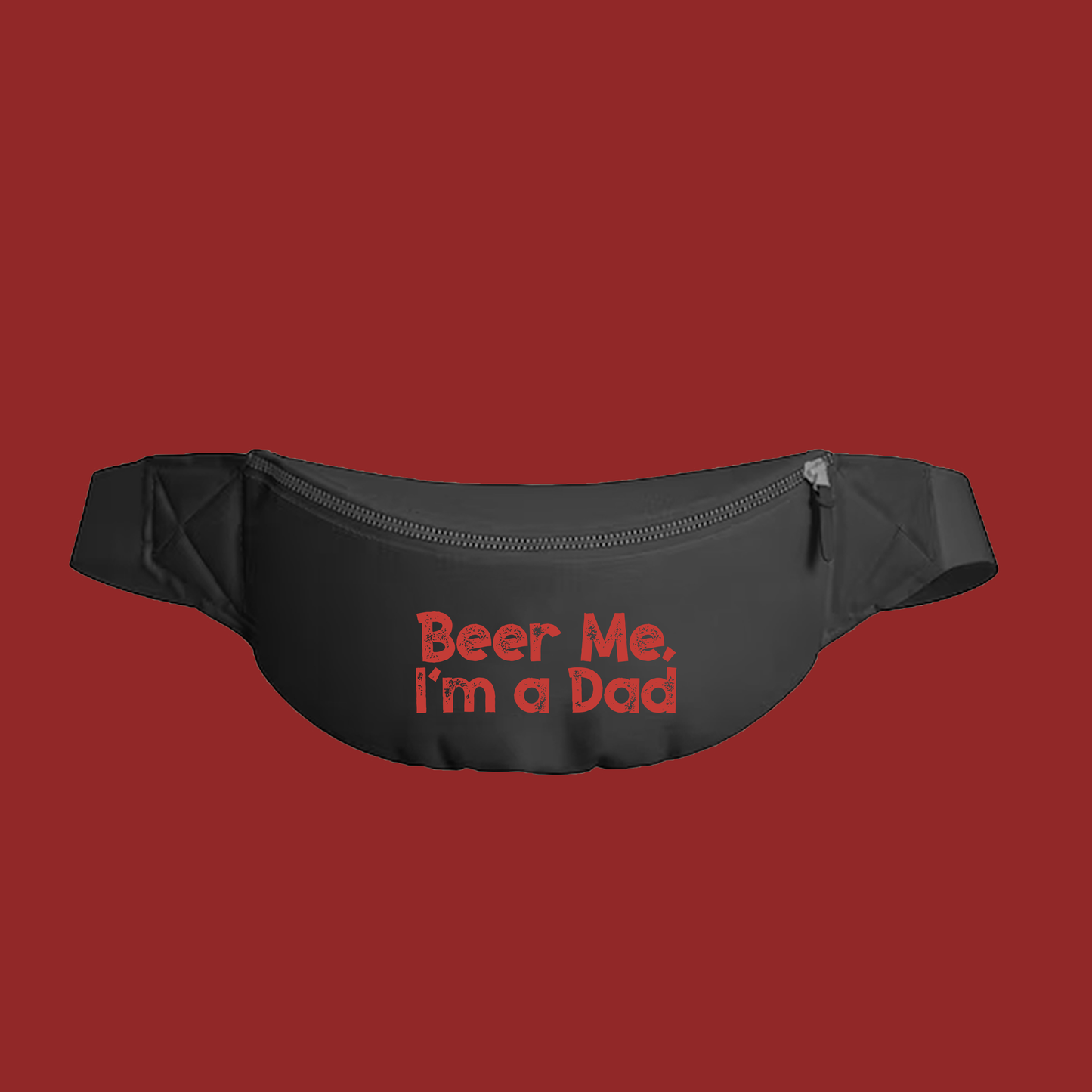 Beer Me, I'm a Dad Red Fanny Pack