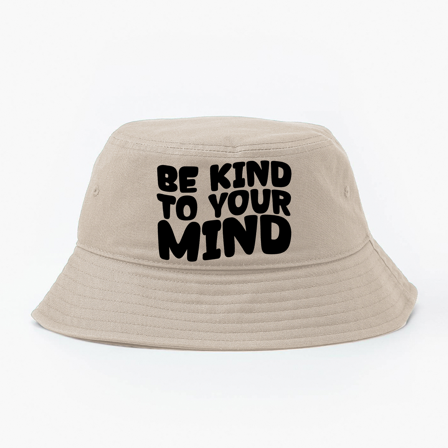 "Be Kind To Your Mind" Black Bucket Hat