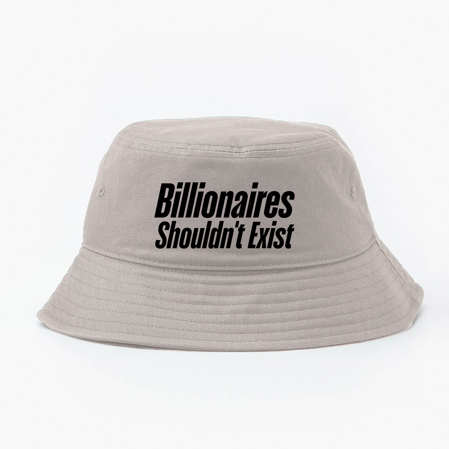 Billionaires Shouldn't Exist Black Bucket Hat