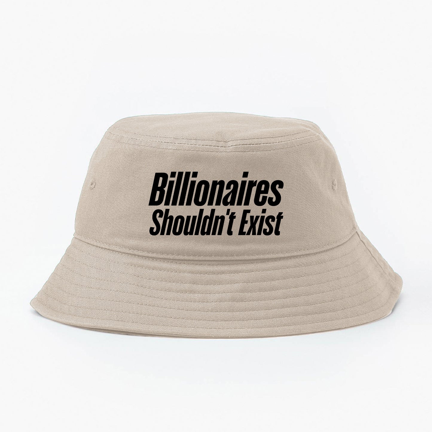 Billionaires Shouldn't Exist Black Bucket Hat
