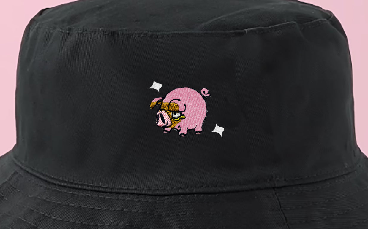 #0915 shiny bucket hat