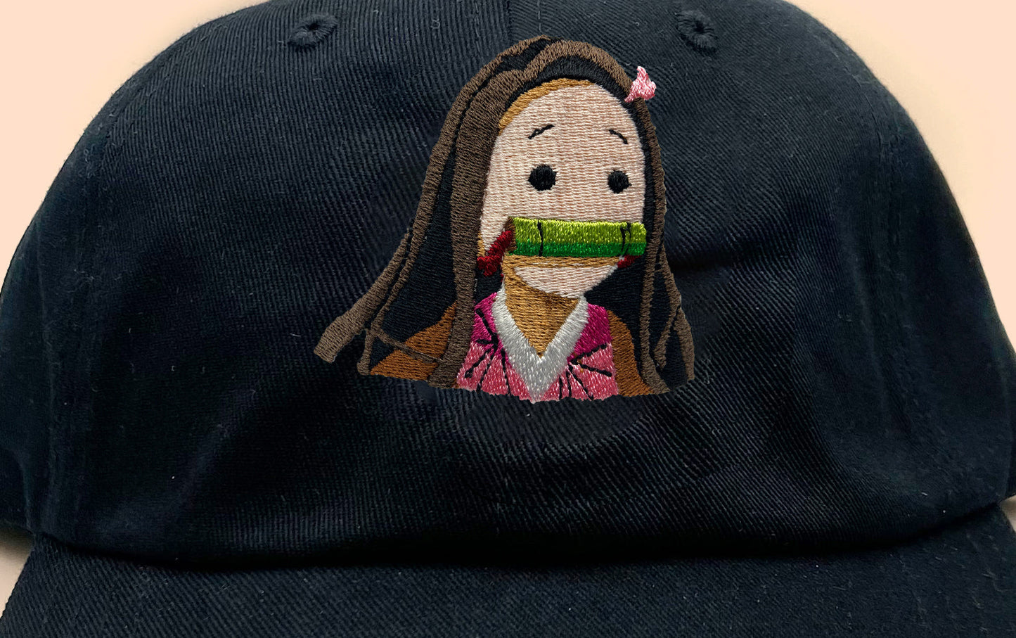 nezuko dirp demon slayer dad hat