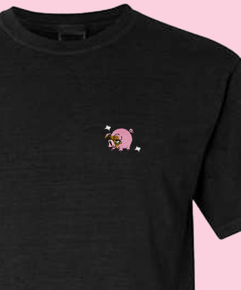#0915 shiny tee shirt