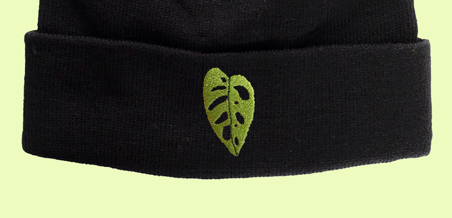 Monstera Obliqua Beanie