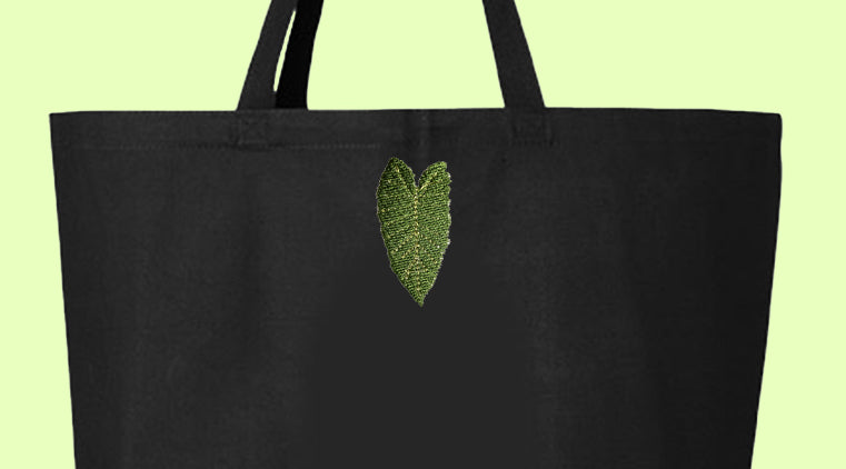 Arrow Leaf Elephants Ear Tote Bag