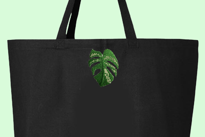 Monstera Variegata Tote Bag