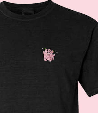 #0035 shiny tee shirt