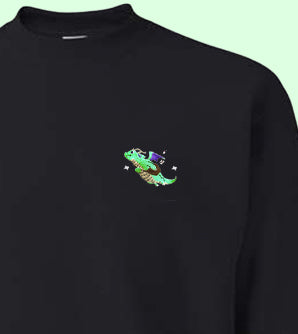 #0149 mailman shiny sweatshirt