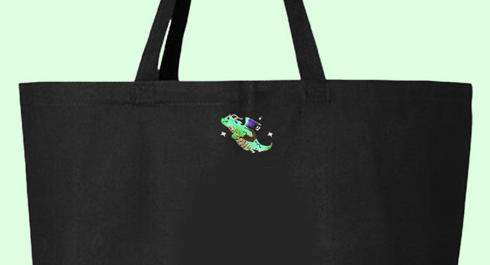#0149 mailman shiny tote bag