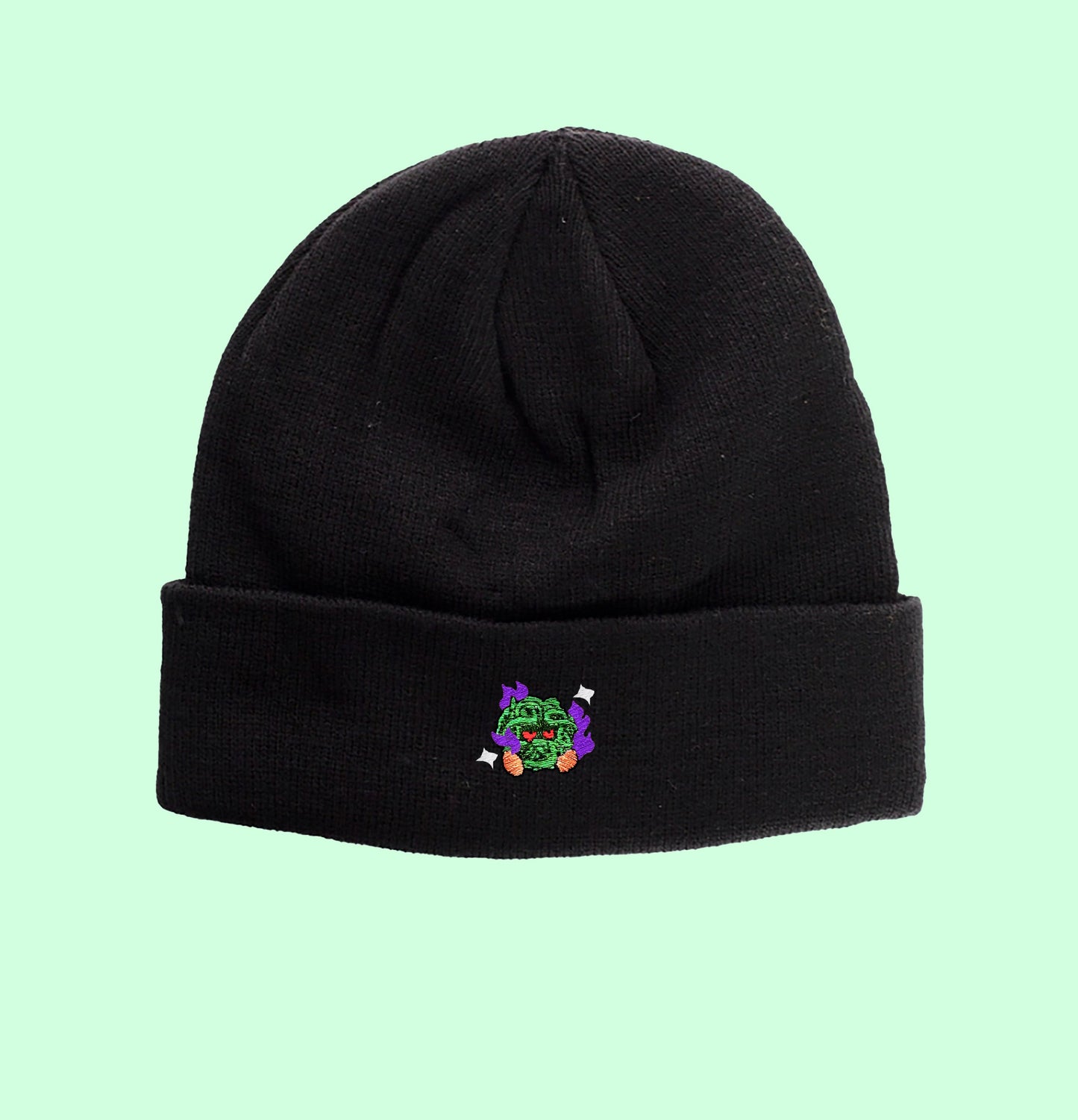 #0114 shadow shiny beanie
