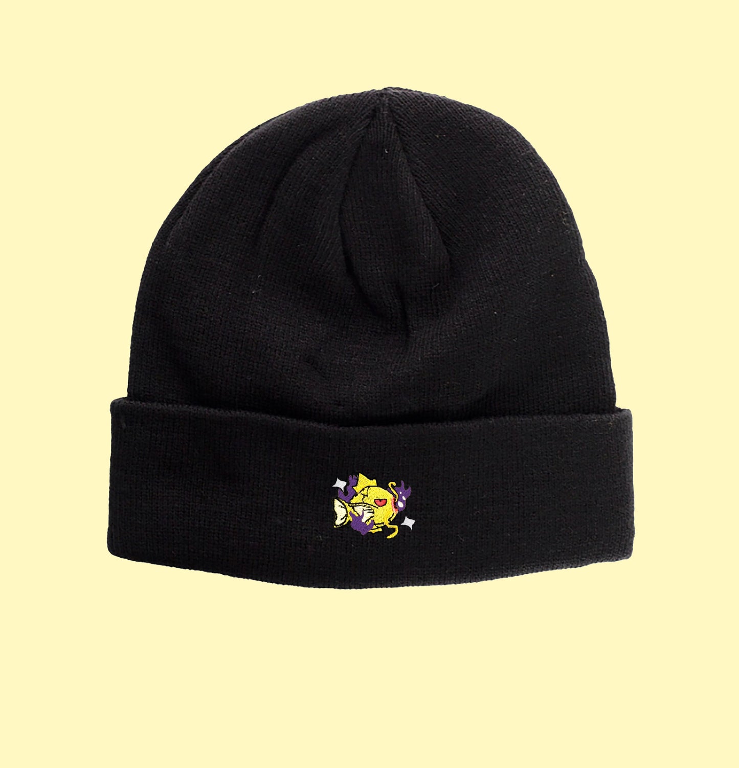 #0129 shadow shiny beanie