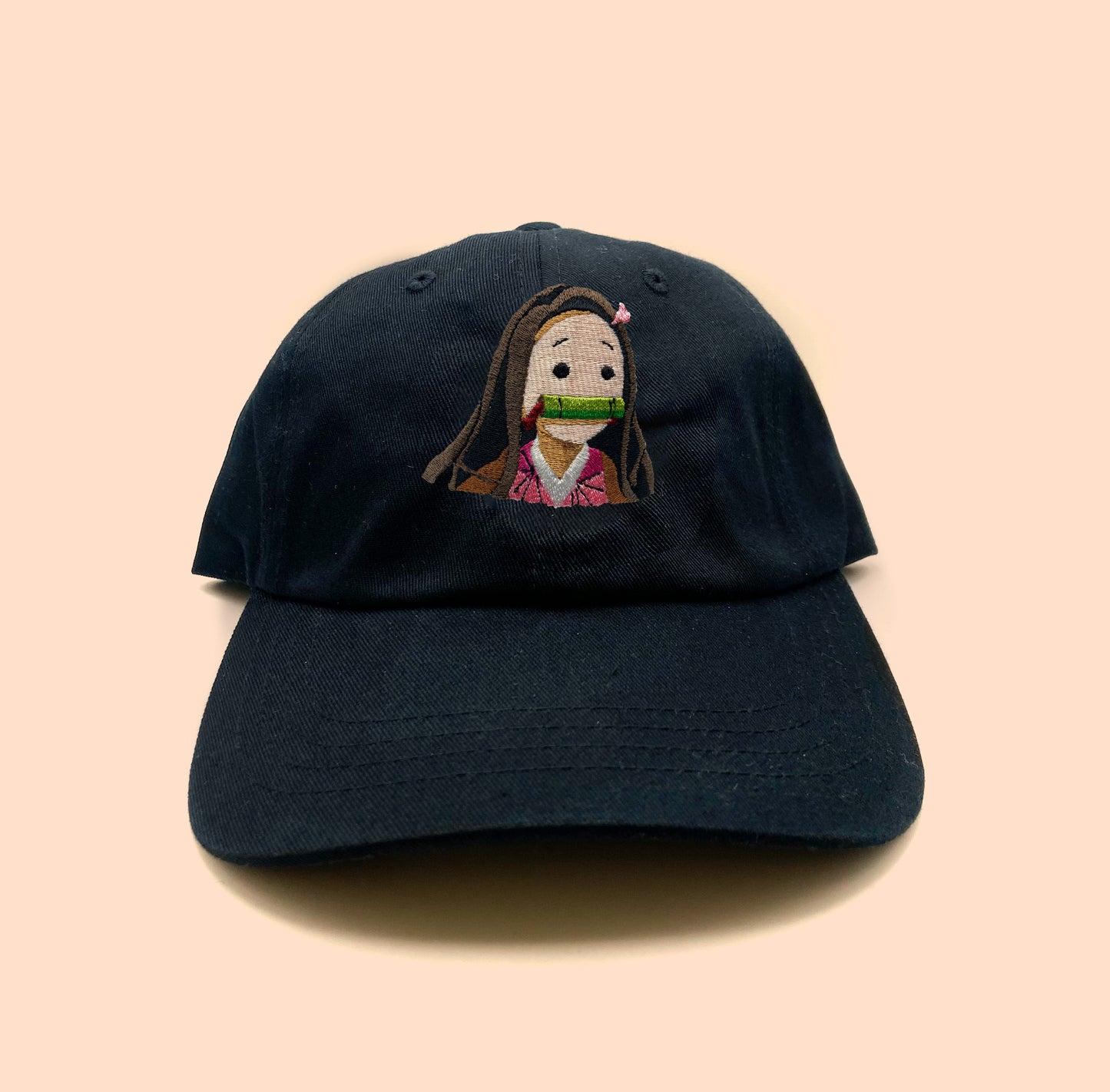 nezuko dirp demon slayer dad hat
