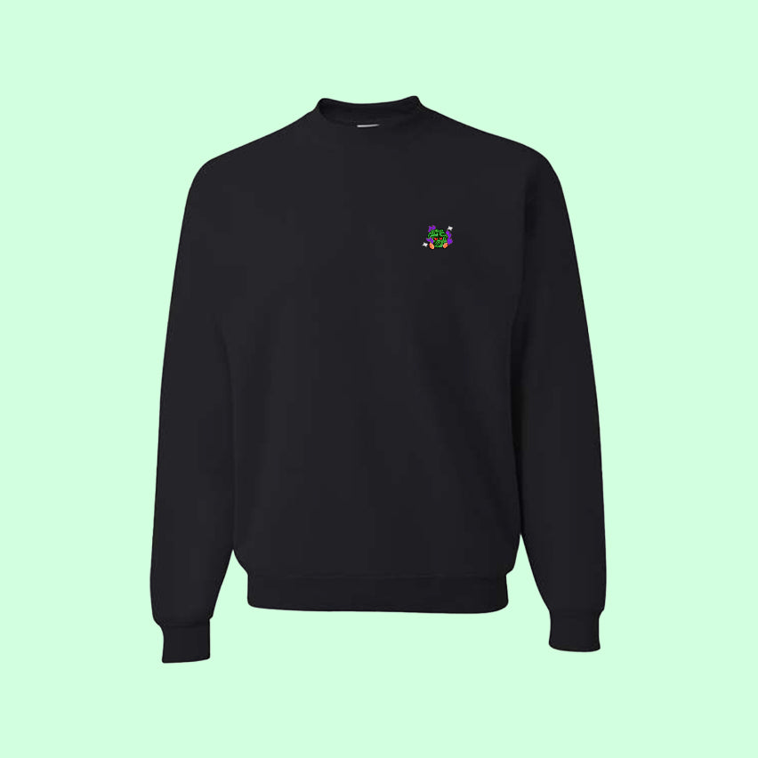 #0114 shadow shiny sweatshirt