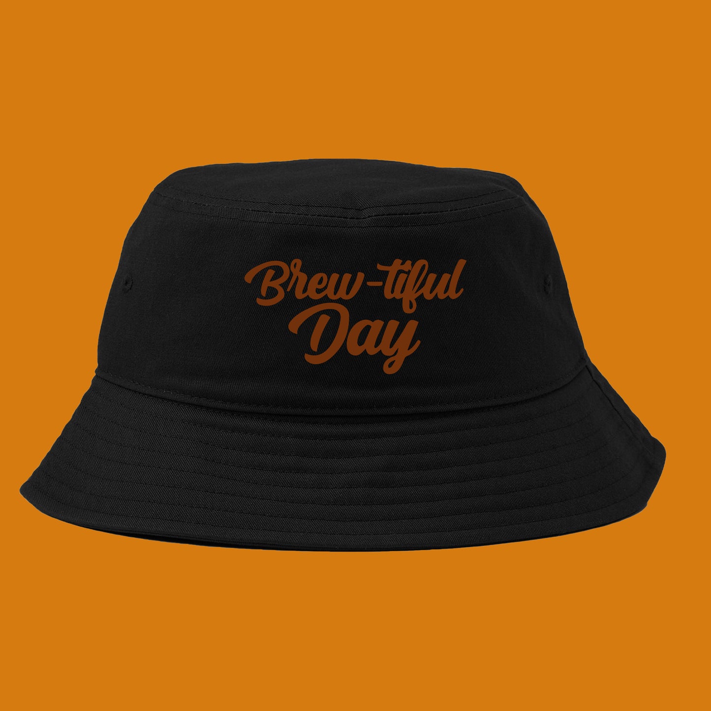 Brew-tiful Day Golden Brown Bucket Hat
