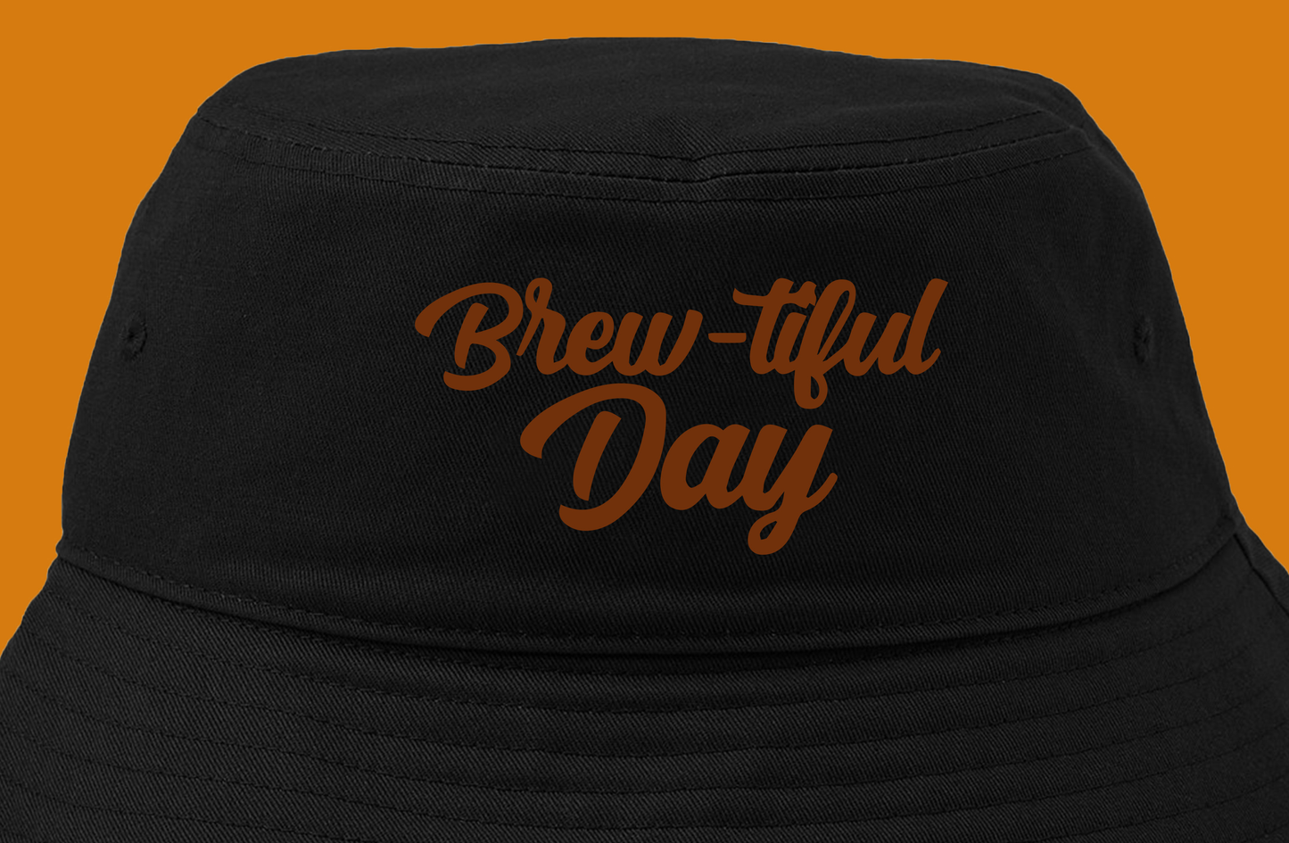 Brew-tiful Day Golden Brown Bucket Hat