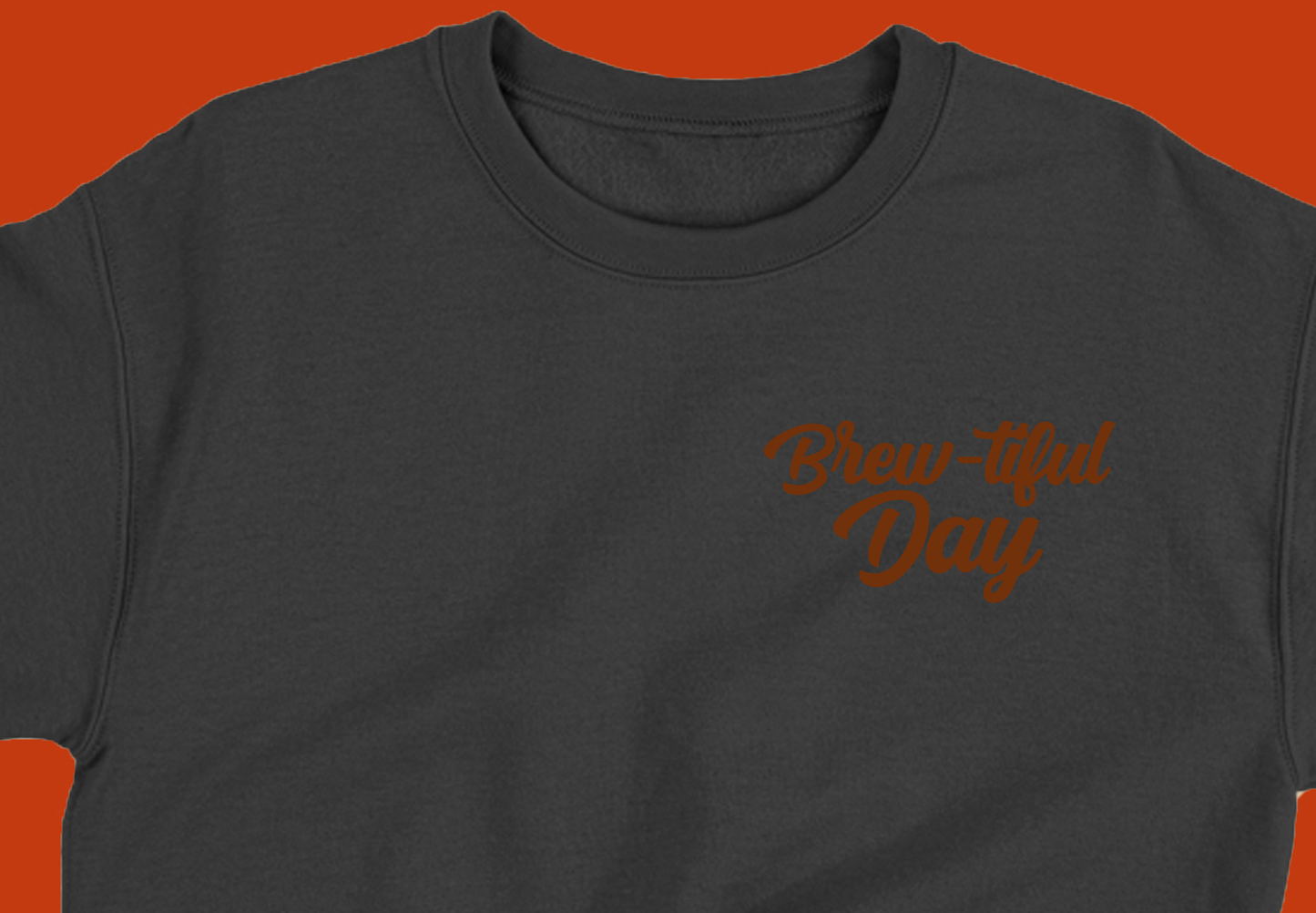 Brew-tiful Day Golden Brown Sweatshirt