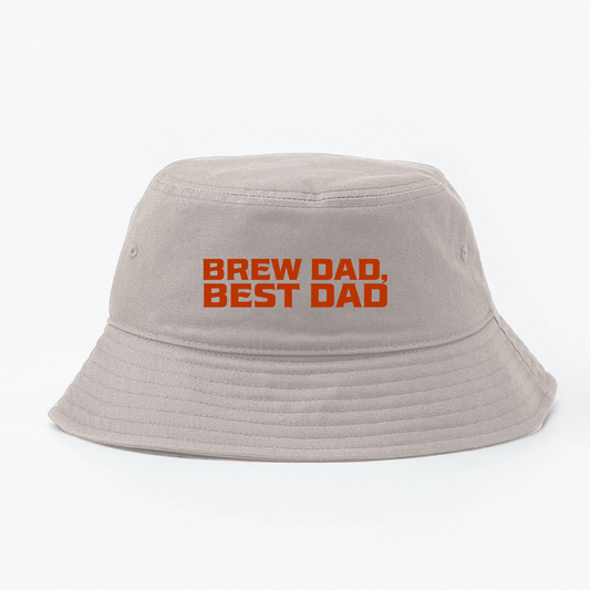 Brew Dad, Best Dad Maroon Bucket Hat