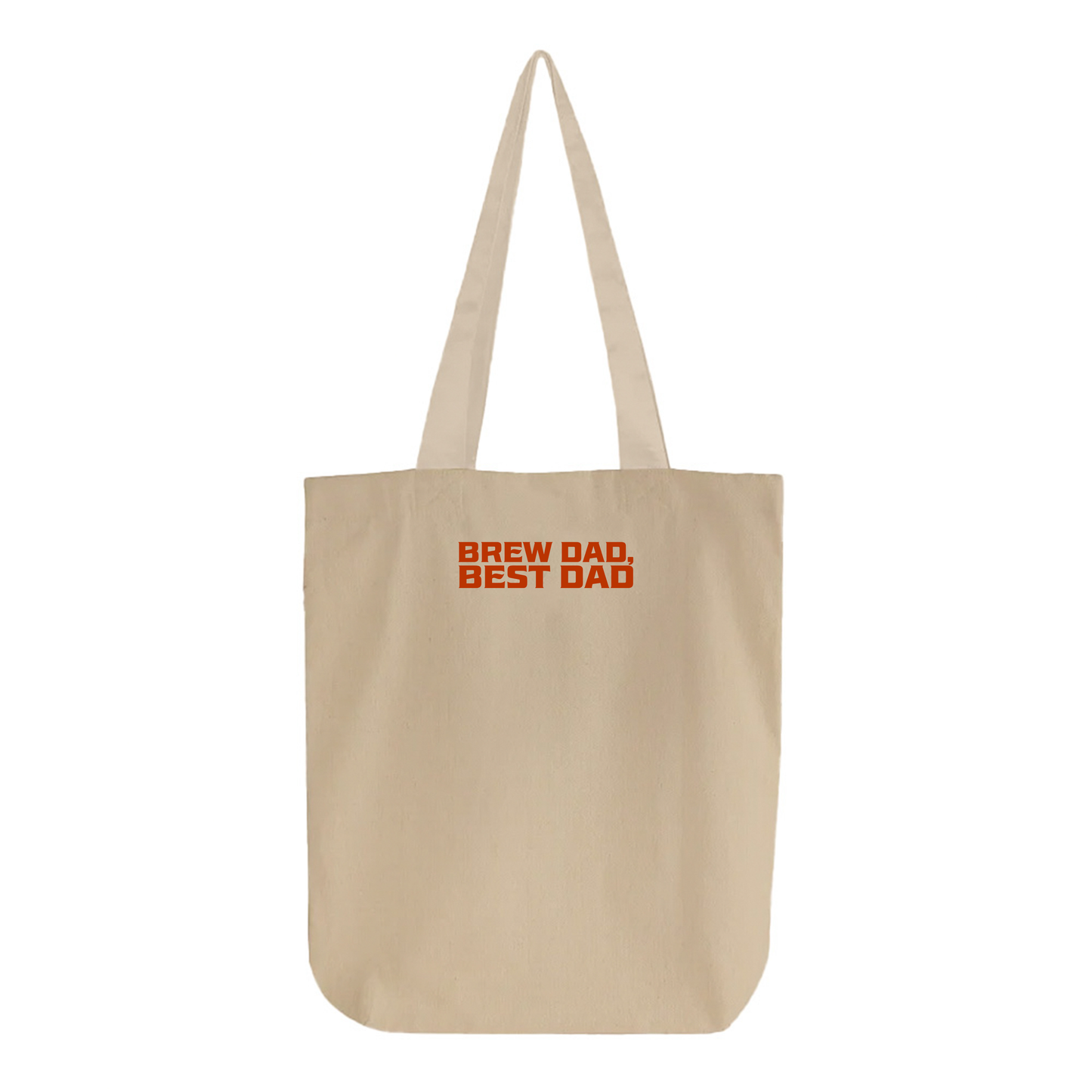 Brew Dad, Best Dad Orange Tote Bag