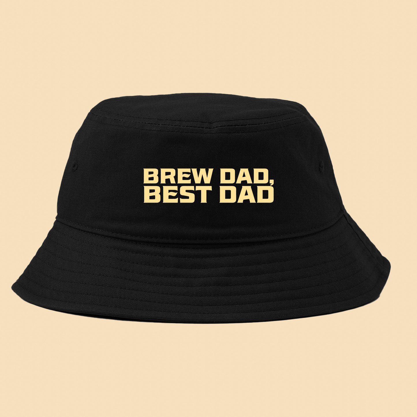 Brew Dad, Best Dad Tan Bucket Hat