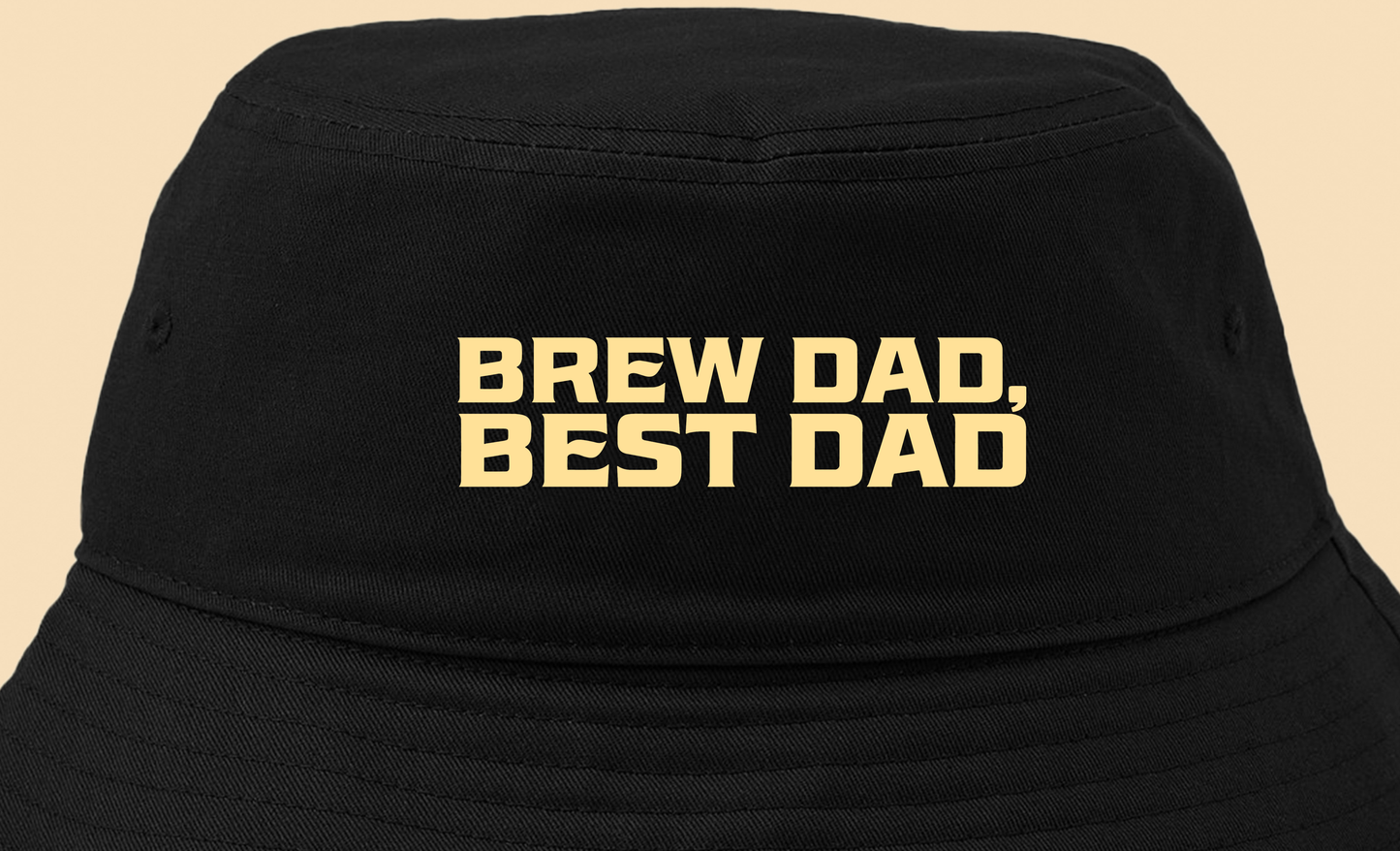 Brew Dad, Best Dad Tan Bucket Hat
