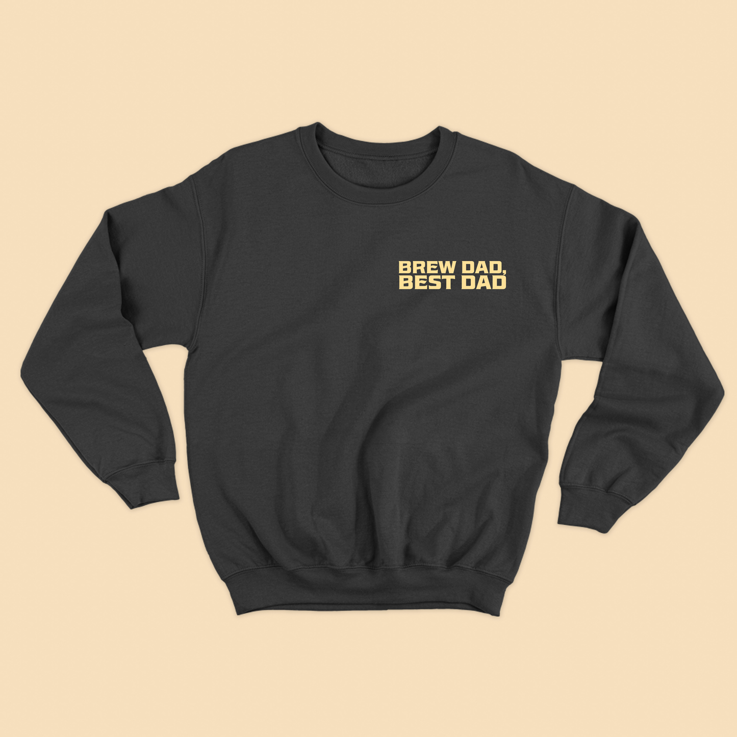 Brew Dad, Best Dad Tan Sweatshirt