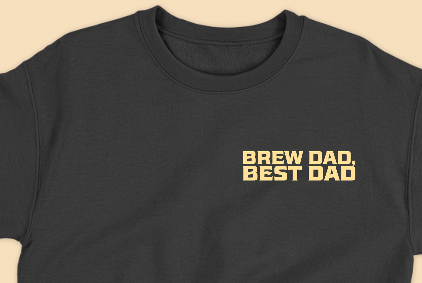 Brew Dad, Best Dad Tan Sweatshirt