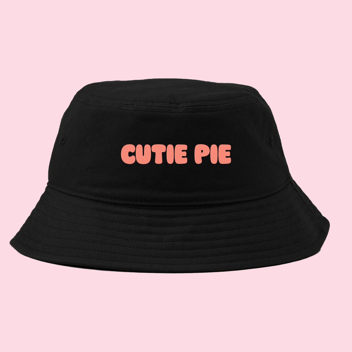 CUTIE PIE Peach Bucket Hat