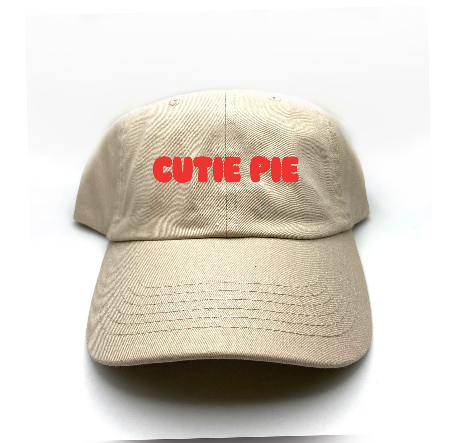 CUTIE PIE Red Dad Hat