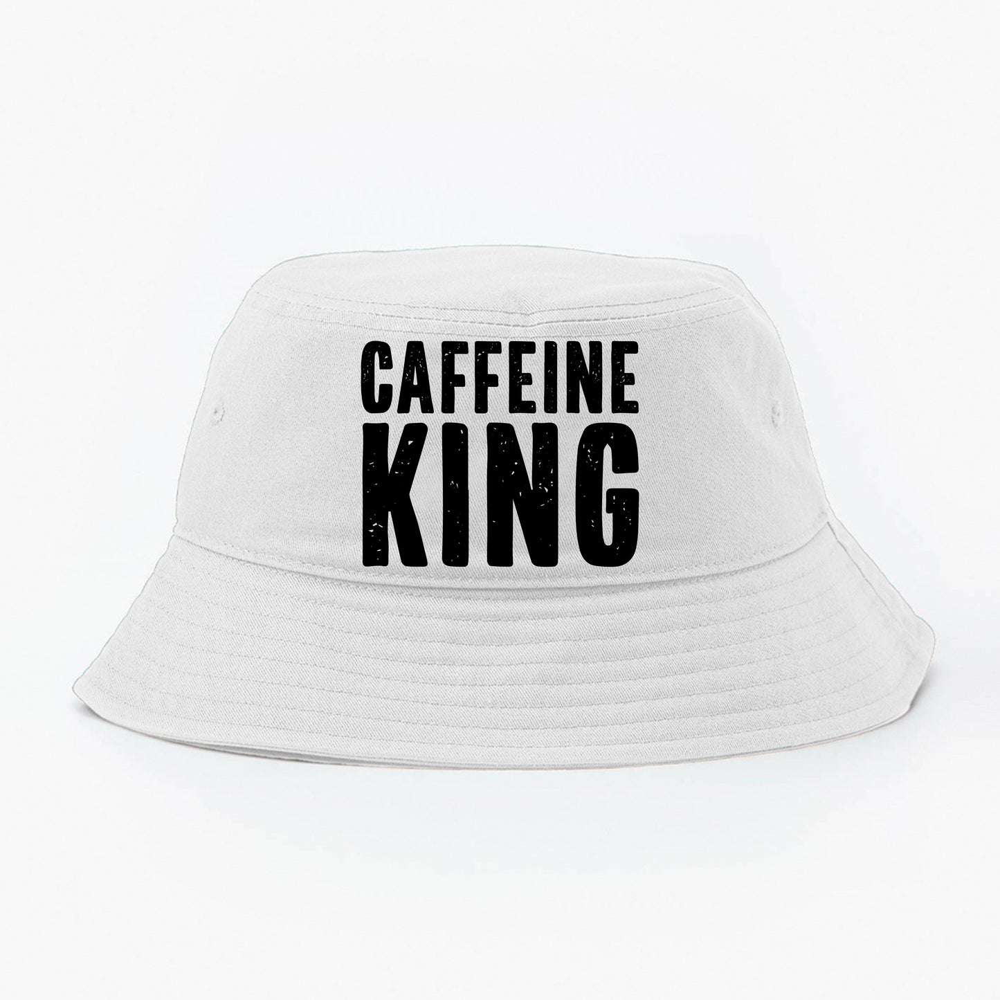 Caffeine King Black Bucket Hat
