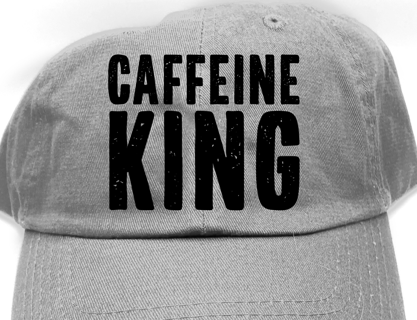 Caffeine King Black Dad Hat