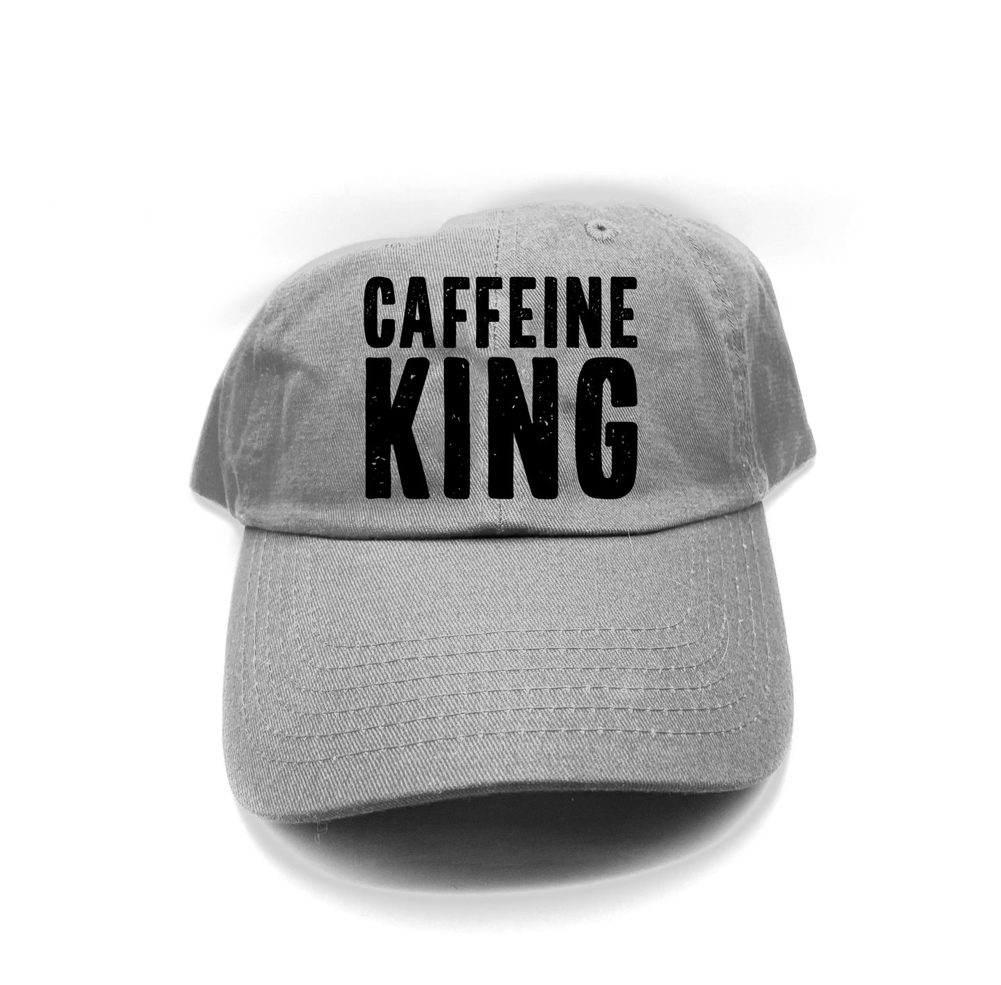 Caffeine King Black Dad Hat