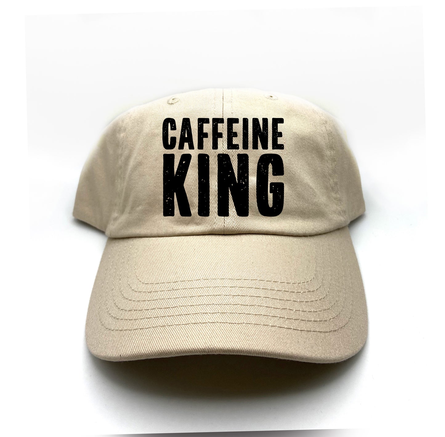 Caffeine King Black Dad Hat