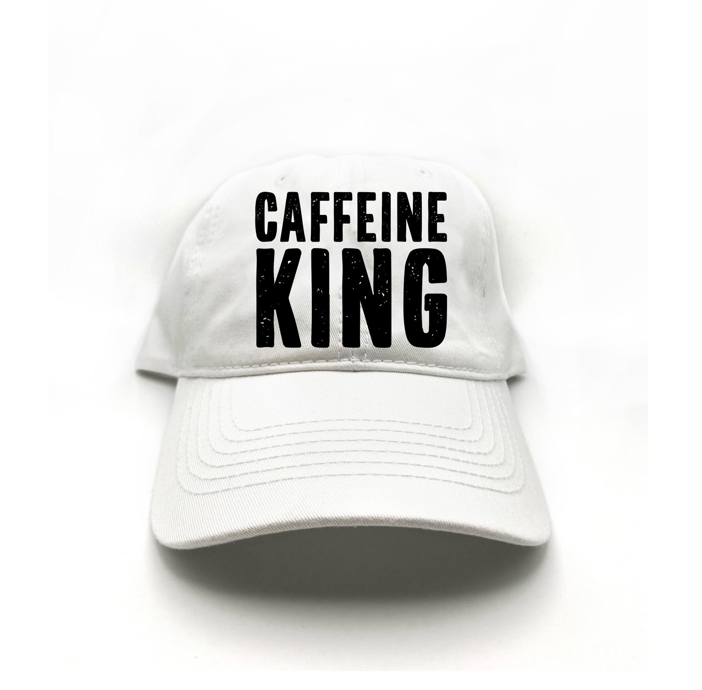 Caffeine King Black Dad Hat