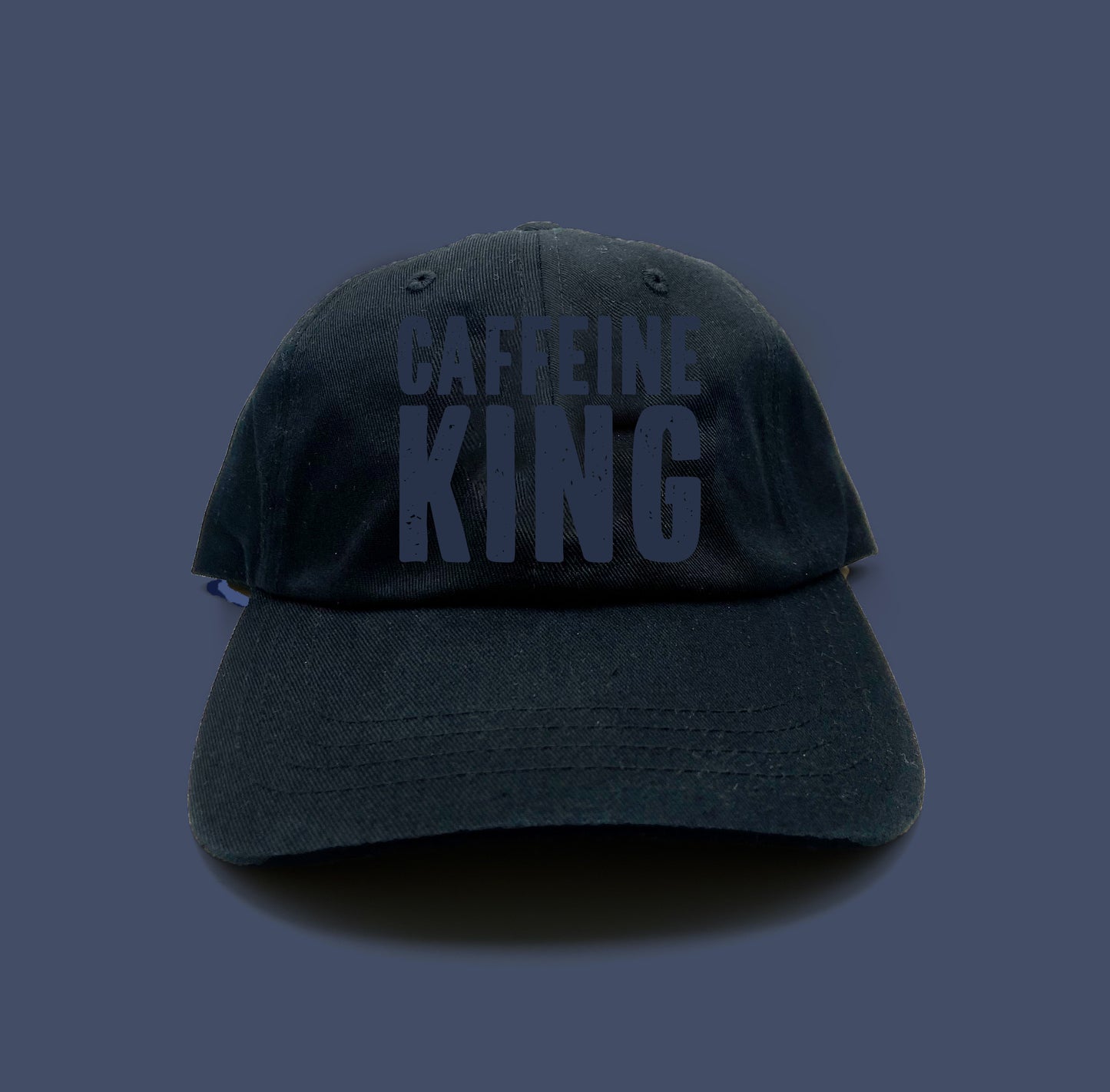 Caffeine King Grey Dad Hat