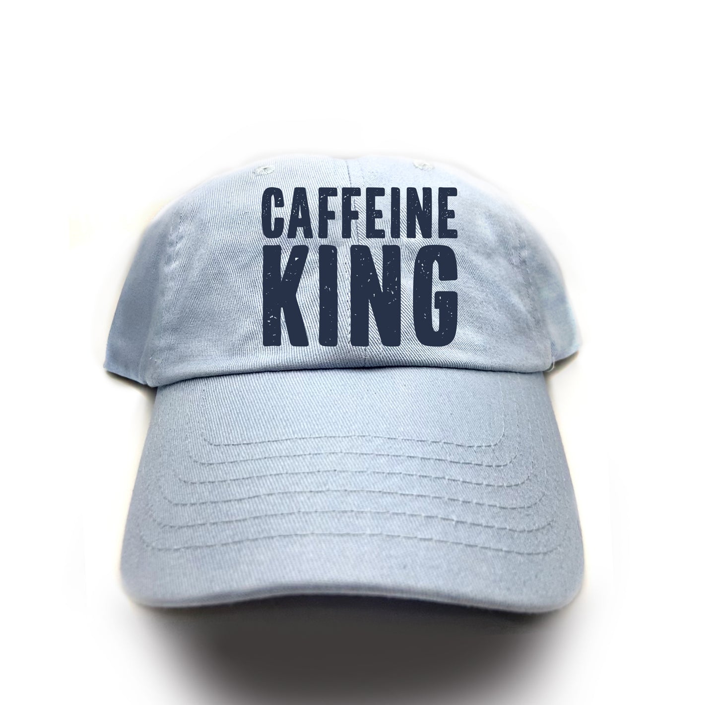 Caffeine King Grey Dad Hat
