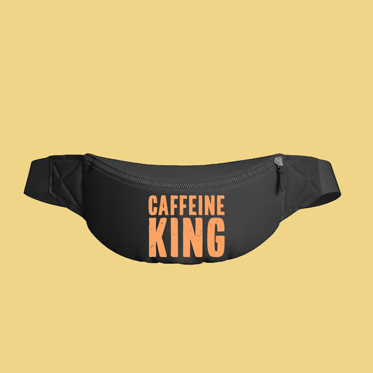 Caffeine King Orange Yellow Fanny Pack