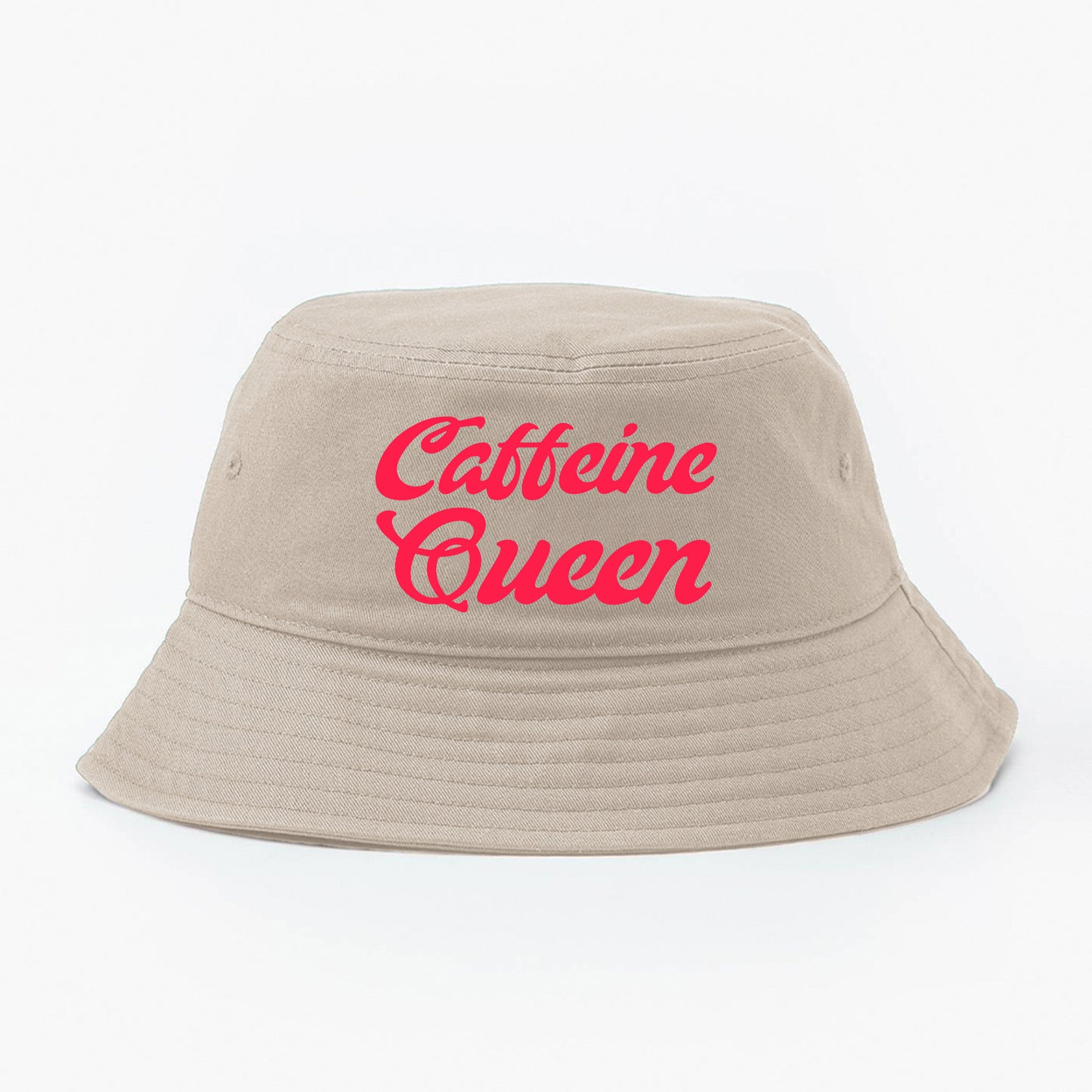 Caffeine Queen Mint Pink Bucket Hat